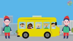 Wheels on the bus | Wheels on the bus go round and round Song - #kindergarten  #kidssong  #toddlers