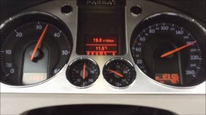 2006 VW Passat B6 2.0 TDI Stage 1 DSG Acceleration 0 - 180 km/h