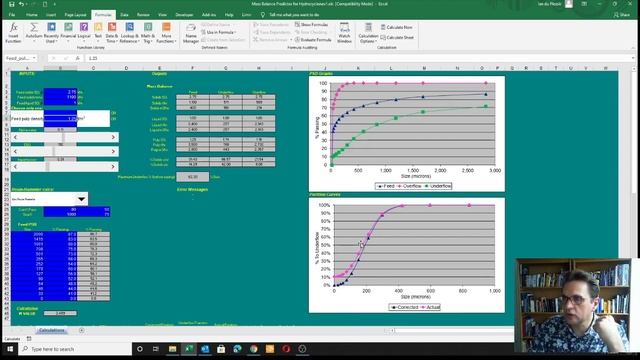 Mass Balance and PSD predictor for a Hydro-cyclone смотреть онлайн