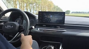 Geely Emgrand 7 new салон приборка движение