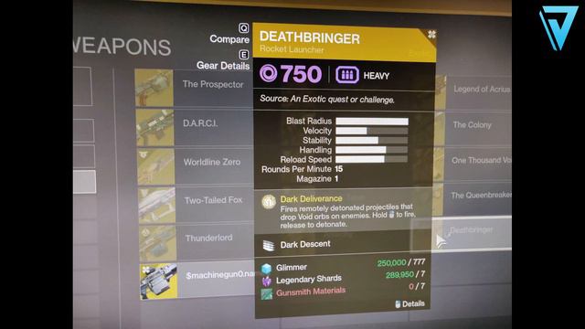 Destiny 2 | VOID GJALLARHORN! Shadowkeep Exotic Quest & Rocket Launcher! смотреть онлайн