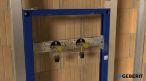 Видеоролик с демонстрацией монтажа Geberit Duofix 111 743 00 1