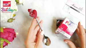 Мастер-класс: Декор ложки "Сердечко" из полимерной глины FIMO/polymer clay tutorial