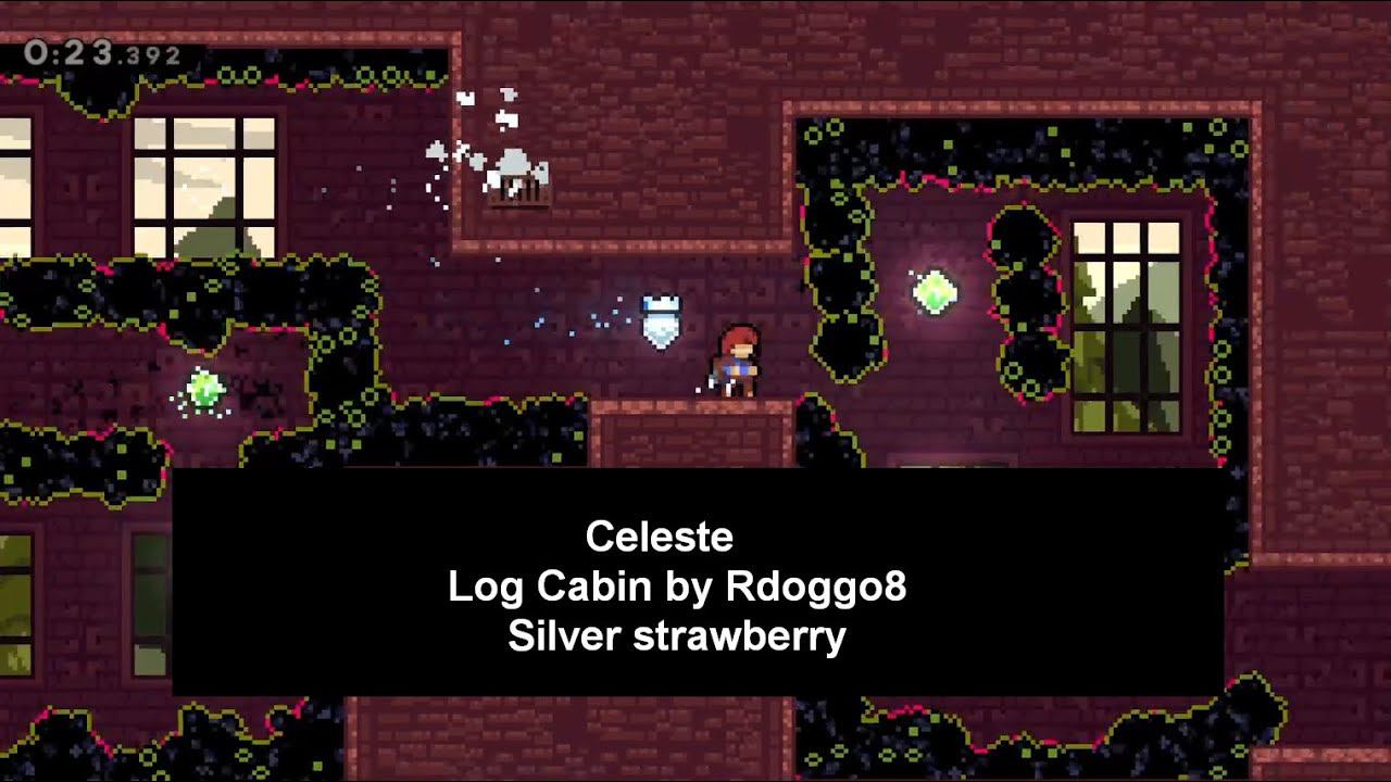Celeste: Log Cabin by Rdoggo8 Silver strawberry