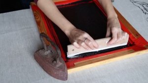 Шелкография. Трафаретная печать на ткани от мастерской Катерины Кондратьевой