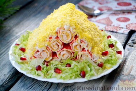 Нежнее нежного.
САЛАТ "МОНАСТЫРСКАЯ ИЗБА"