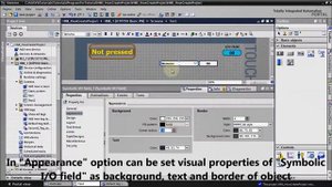 HMI programming tutorial TIA Portal - 4. Elements : Symbolic I/O Field (Part 3/7)