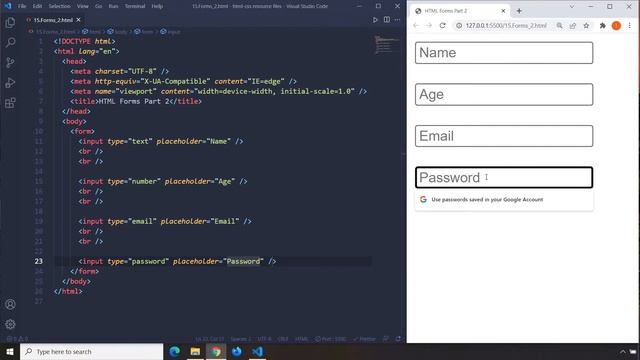 HTML-CSS Tutorial Lesson 15: HTML Forms Part 2 смотреть онлайн