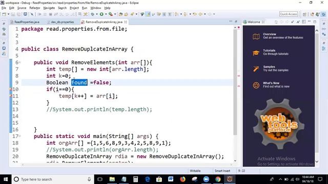 How to Remove Duplicate elements in Array using java | Java Important Interview Questions
