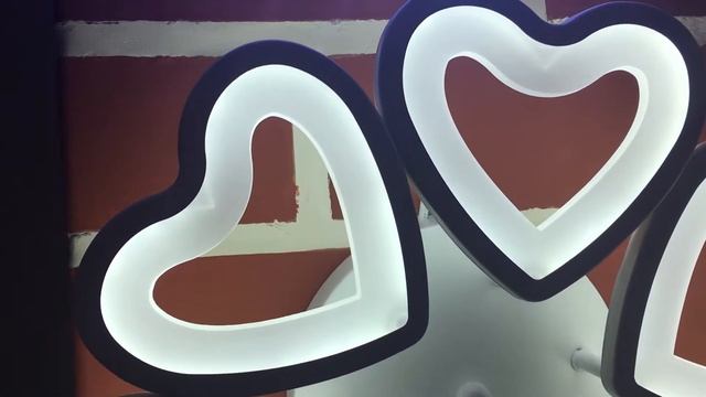 Люстра светодиодная "Сердечки" смотреть онлайн