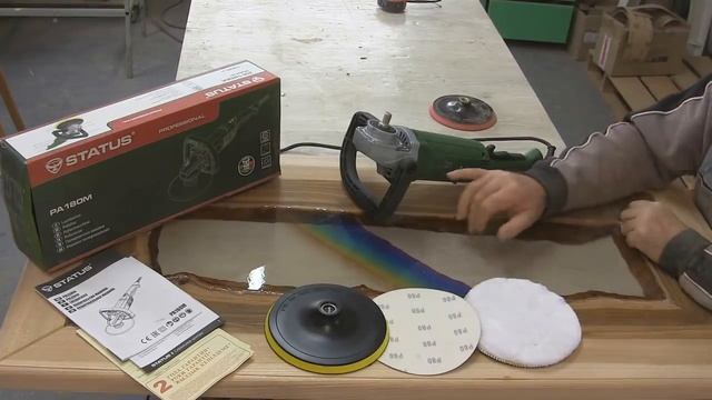 Журнальный столик. Композиция "Осенняя радуга в озере". Epoxy resin coffee table diy смотреть онлайн