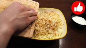 СЪЕДЯТ ЗА МИНУТУ! НЕОБЫКНОВЕННО ВКУСНЫЙ КАПУСТНЫЙ САЛАТ ИЗ ОБЫЧНОЙ КАПУСТЫ И СЫРА!