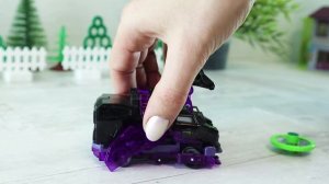 Дикие Скричеры против Тобота - трансформера. Игрушки из мультфильмов