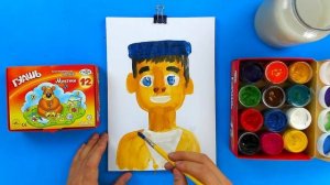 Учимся рисовать моряка - Интересное рисование