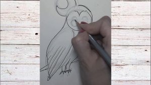 как нарисовать сову ,простой способ с обьяснениями/як намалювати сову,простим олівцем/урок малюванн