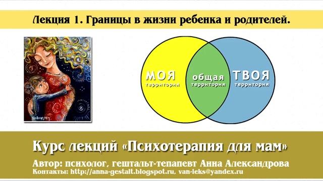 Лекция 1. Границы в жизни ребёнка и родителей. Часть 1. смотреть онлайн