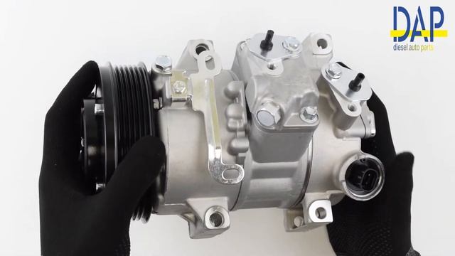 Компрессор кондиционера Тойота Авенсис (Toyota Avensis, Toyota Corolla) DAP смотреть онлайн