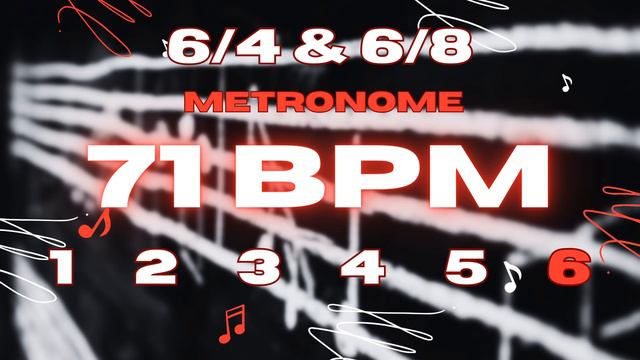 71 BPM - 6/4 & 6/8 Metronome смотреть онлайн