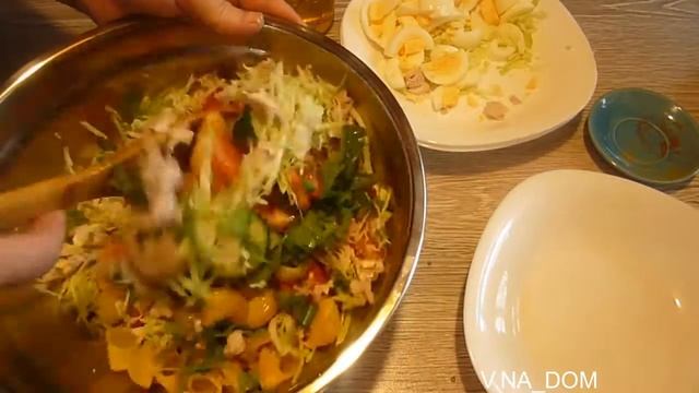 Теплый итальянский салат! Стол №5 | Рецепт в описании ♡ смотреть онлайн