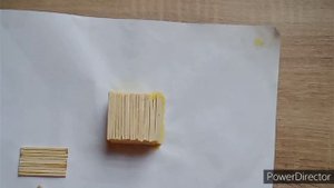 Домик из спичек.зимний домик часть 1.