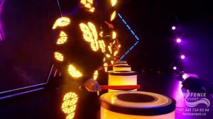 Заказать шоу световых барабанщиков на праздник и корпоратив в Москве - световое барабанное шоу