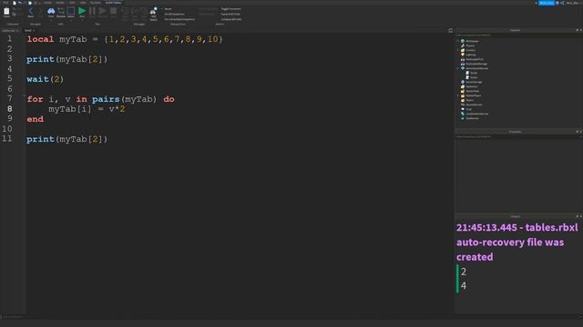 In Pairs Loops (i, v in pairs) - Roblox Beginner Scripting #18 смотреть онлайн