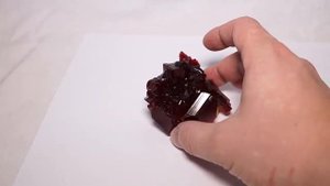 Как вырастить красивые красные кристаллы в домашних условиях