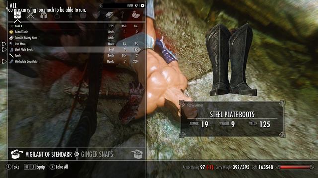 Skyrim Lets Play S03 EP21 Giant vs. Dragon