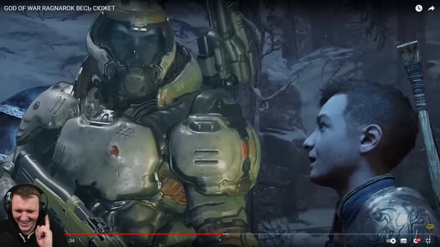 GOD OF WAR RAGNAROK ВЕСЬ СЮЖЕТ | Реакция на Каргаса