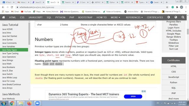 Java Data Types | Basics of Java | Lecture 1 смотреть онлайн