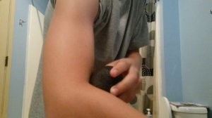 13 year old crushes avocado with biceps