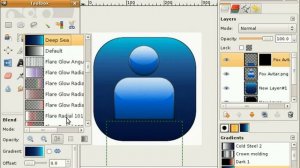 Gimp Skill Building Execise #2: "iPod Touch Icon"