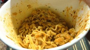 Острая Корейская лапша быстрого приготовления карбонара