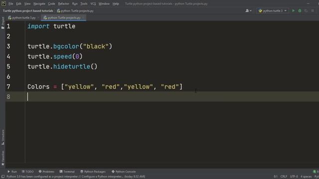 Python Projects For Beginners In English - Learn Python By Creating Your Own Simple Animation