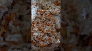Запечённая утка с рисом и овощами. Рецепт приготовления утки фаршированной кашей.