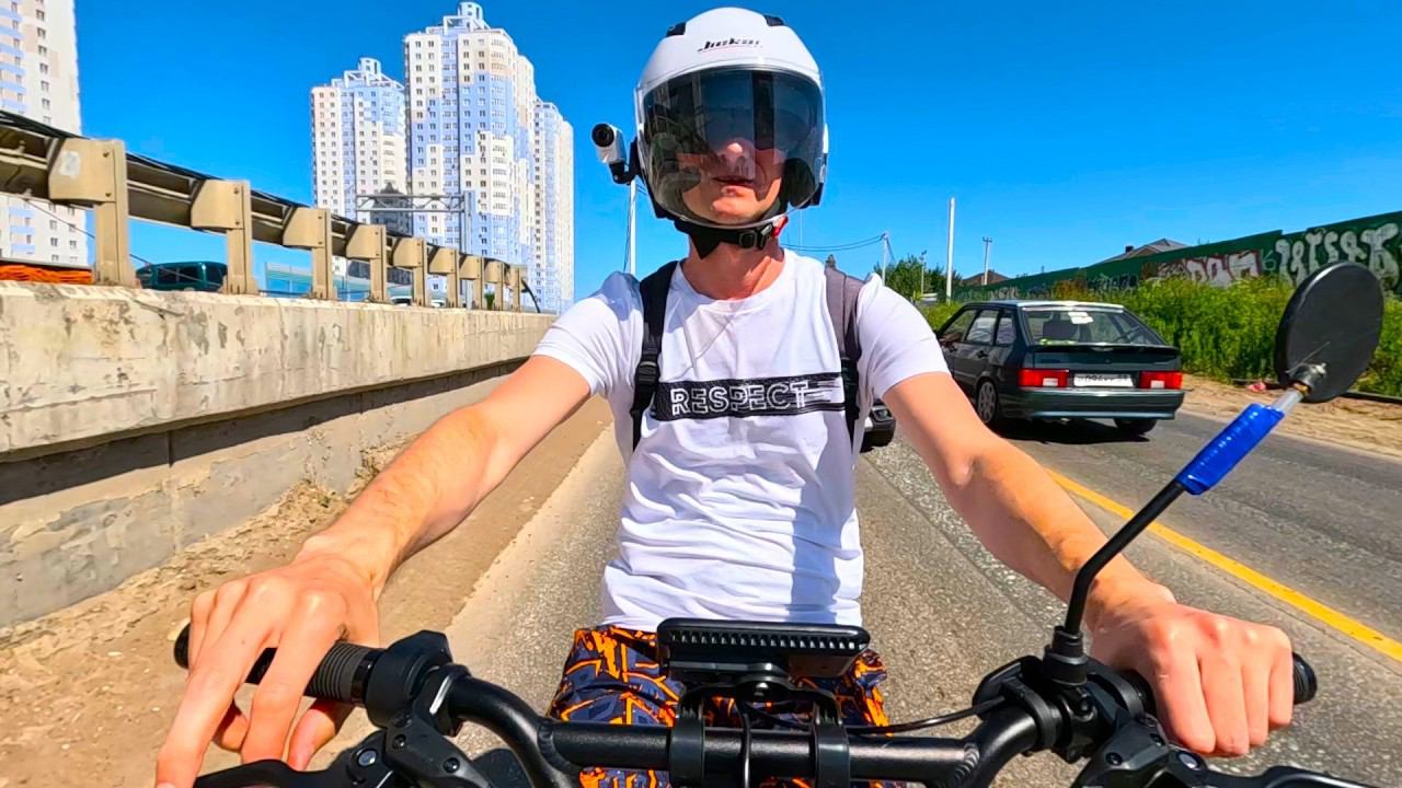 Тестим реальный пробег электроскутера Explorer - Zver 3600 смотреть онлайн