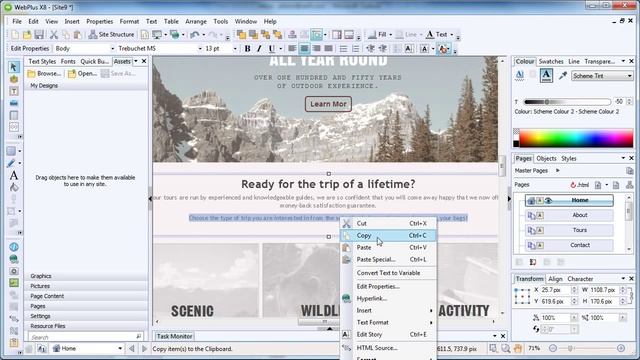 Serif WebPlus X8 Tutorial - Smooth Scroll смотреть онлайн