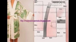 Шью сама кимоно. Выкройки кимоно