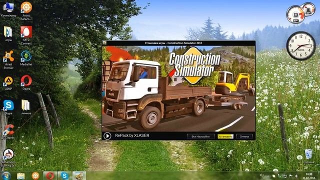 как установить Construction Simulator 2015