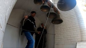 Колокольный звон в церкви Усекновения Главы Иоанна Предтечи у Новодевичьего монастыря