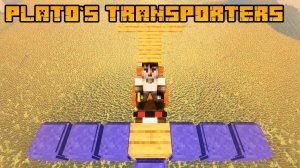 Простейшие транспорты в майнкрафте! | Plato's Transporters | Обзор мода #14