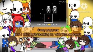 Undertale Underswap StoryShift + Bad Time Trio React to Former Time Trio Phase 1 (COMING SOON)