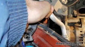 Снятие генератора и его кронштейна. Nissan Note E11 1,6