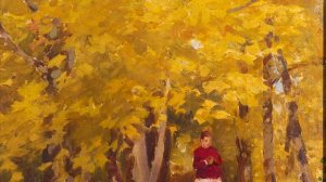 Константин Коровин. «В парке». Картина с тифлокомментарием