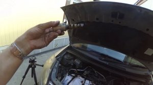 Процесс снятия крышки 1KR-FE TOYOTA PASSO и чистка клапана VVT-I