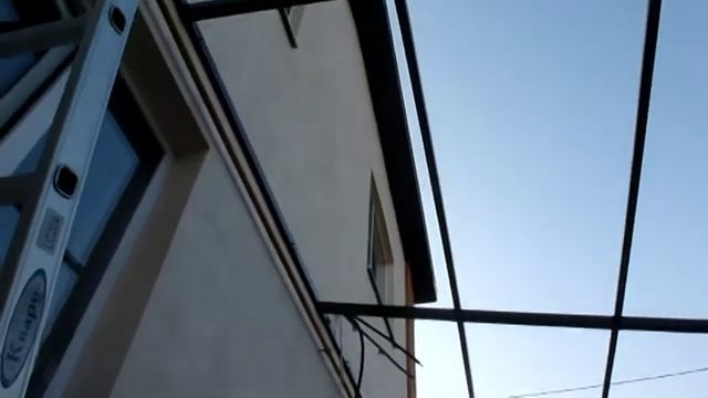 навес из поликарбоната примыкание к дому смотреть онлайн