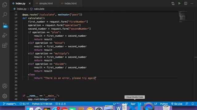 Create Calculator Using Flask  Python - Part 19