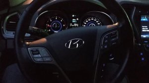 Hyundai Santa Fe 3 DM hi-tech руль сам поворачивается ч1