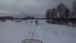 За папаней по полям 08.02.2015