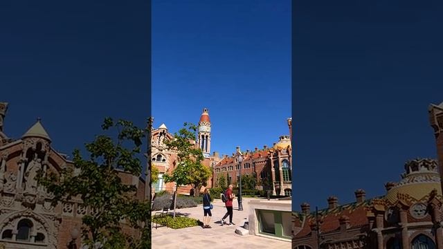 Recinte modernista hospital de Sant Pau. Barcelona